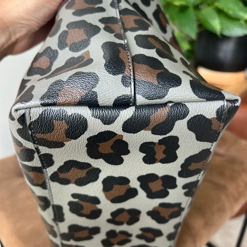 Coach Ocelot -Print Tote in Gray, Black and Brown - Picture 15 of 15